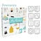 Better Kitchen Products Recipe Binder, Full Page 3 Ring Standard Binder Organizer Set, 115in x 12in Vintage Kitchen Design 97320 - alternate 3